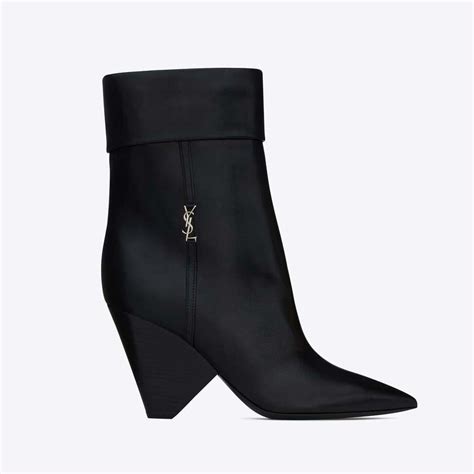 ysl niki boots black|Saint Laurent Niki Bootie (Women) .